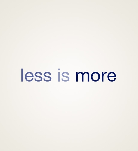 Less-is-more  large