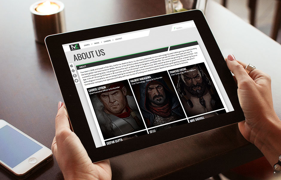 Machine-zone-ipad-website-responsive-web-design-layout-redesign
